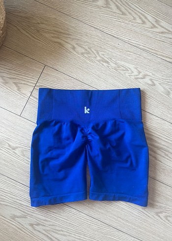 Koyu Mavi Mini Spor Tayt