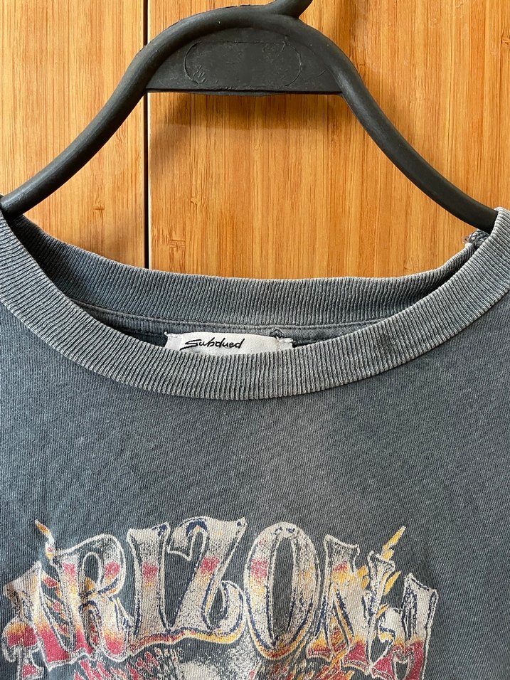 Gri Baskılı Tişört, Kısa Kollu subdued - Görsel 2