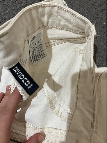 38 Beden HM Beyaz kot pantolon