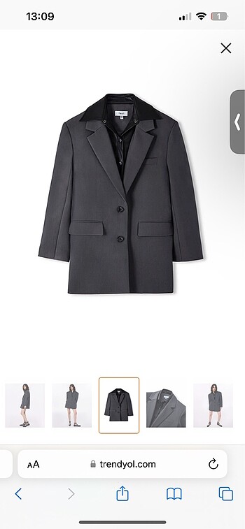 Twist Twist çift parça görünümlü blazer