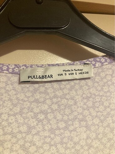 s Beden mor Renk Pull and bear elbise
