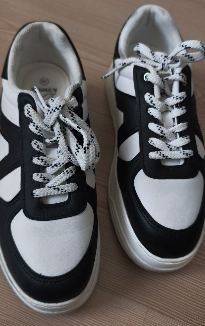 Kinetix Beyaz Gri Platform Spor Ayakkabı - Görsel 2