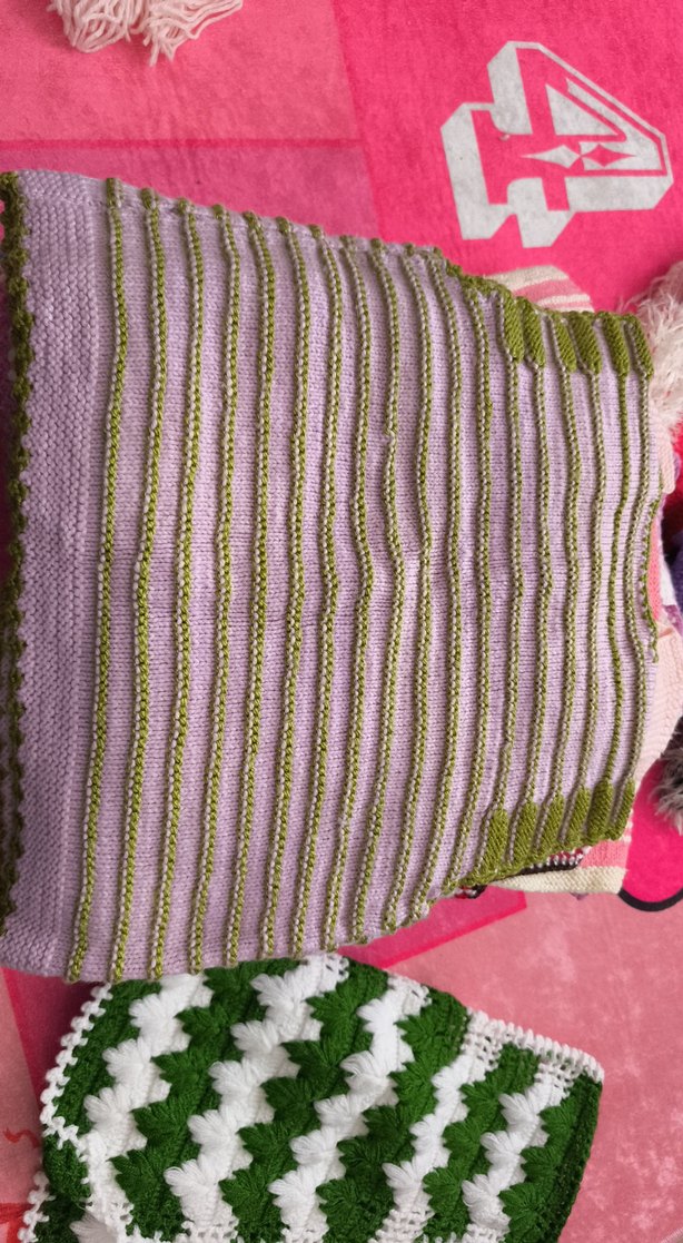 Nakışlı Bohem Kız Çocuk Kolsuz Triko Yelek - Görsel 2