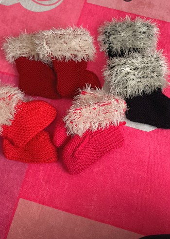 Kızlar için renkli örgü - Görsel 3