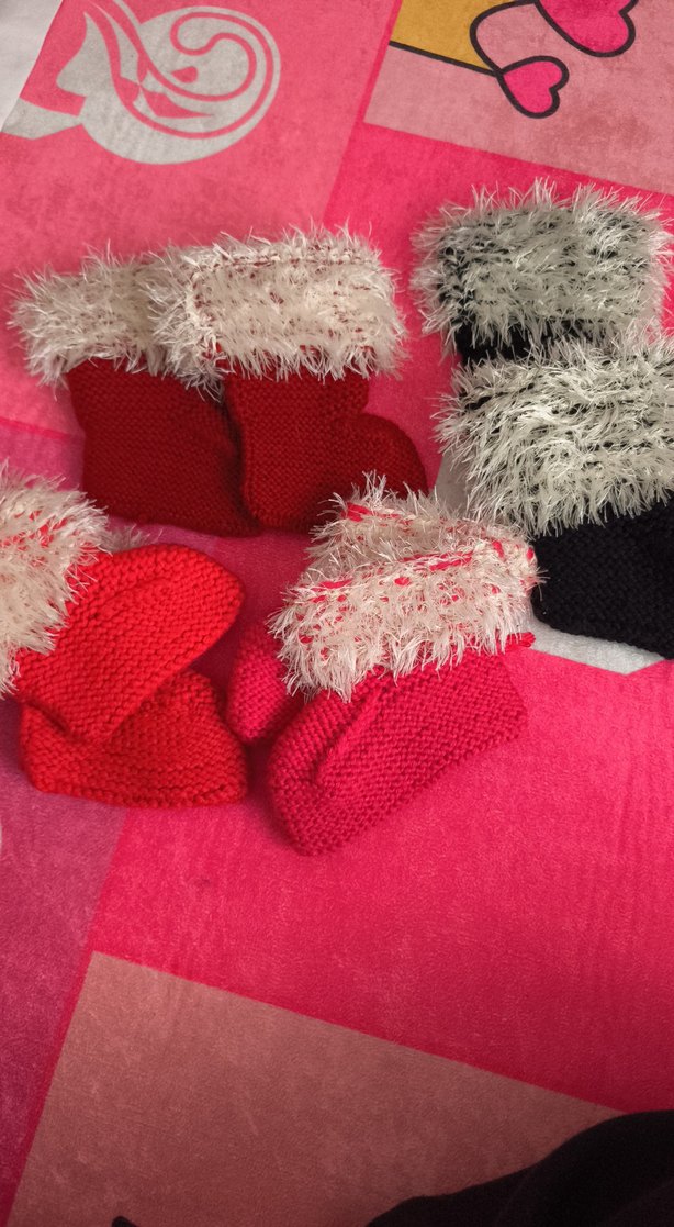 Kızlar için renkli örgü - Görsel 2