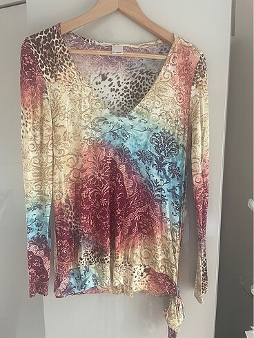HOME STORE bluz renkli , leopar