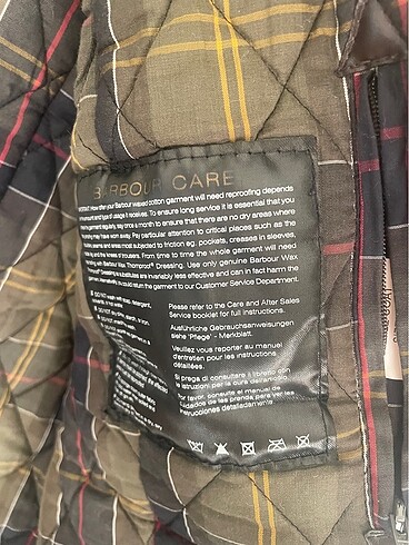 38 Beden BARBOUR kapişonlu mont orijinal duffle coat