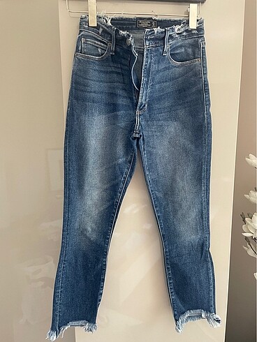 Abercombie & fitch skinny jean 25 beden yüksek bel