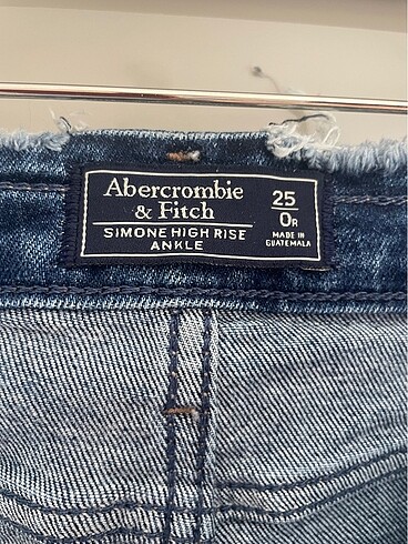 Abercrombie & Fitch Abercombie & fitch skinny jean 25 beden yüksek bel