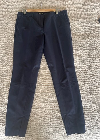 Massimo Dutti Kadın Lacivert Kumaş Pantolon