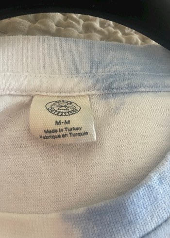 m Beden Batik Desenli Mavi Beyaz Kadın urban outfitters ince sweat