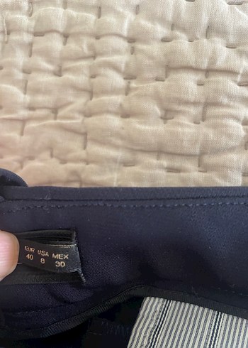 40 Beden lacivert Renk Kadın Lacivert Kumaş Pantolon