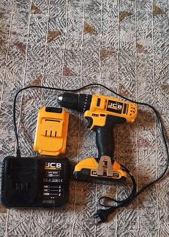JCB Sarı Kablosuz Matkap Seti