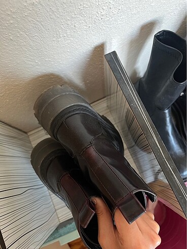 36 Beden siyah Renk Bershka sıfır bot