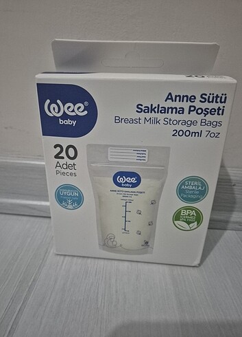  Süt saklama poşeti