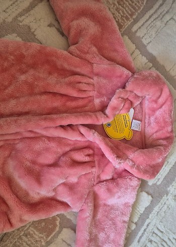 Kız bebek peluş mont