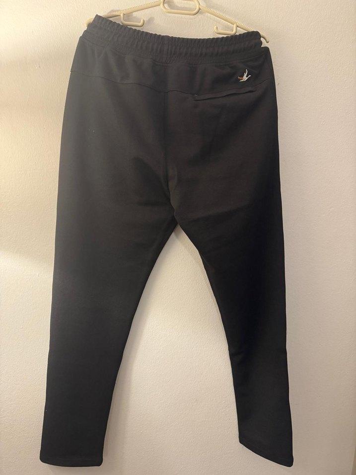 Siyah Fermuarlı Erkek Eşofman Takımı - Görsel 5