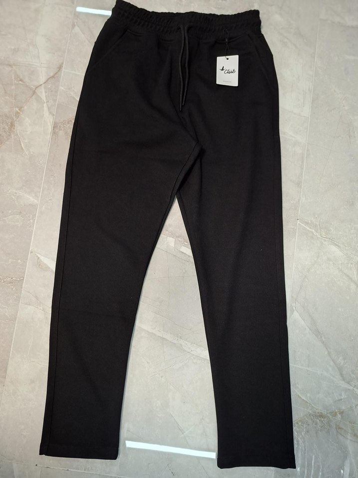 Siyah Fermuarlı Erkek Eşofman Takımı - Görsel 3