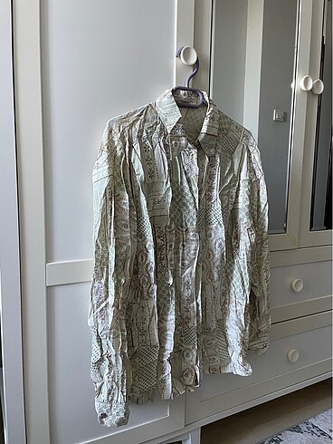 Mango ETNİK DESENLİ VINTAGE GÖMLEK
