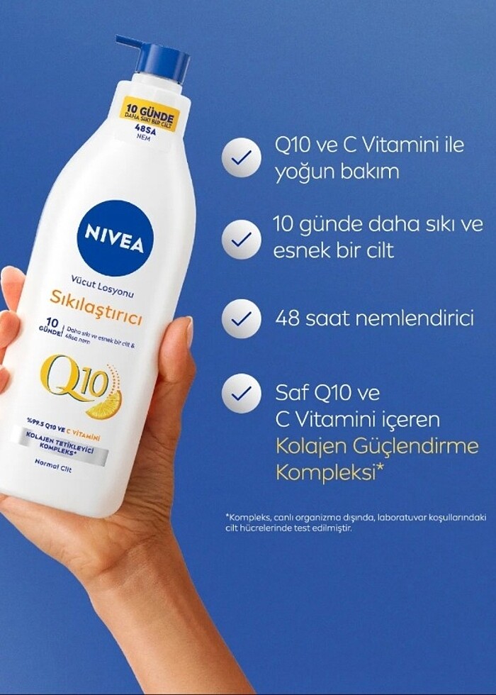 Nivea Q10 Sıkılaştırıcı Vücut Losyonu - Görsel 2