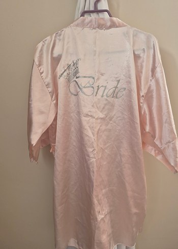 Pembe Midi Kadın sabahlık - Görsel 2