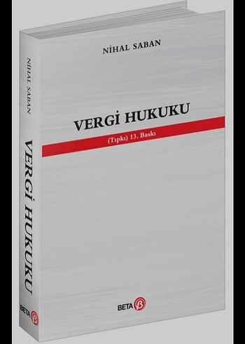 Vergi Hukuku - Nihal Saban