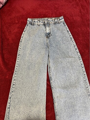 26 Beden Boru paça jeans