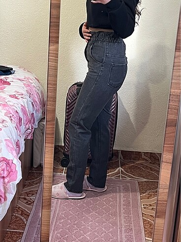 Diğer Beli lastikli jeans