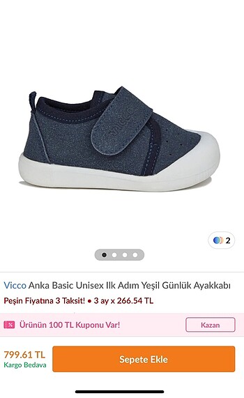 Vicco Vicco ilk adım ayakkabısı