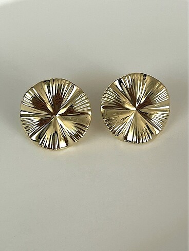 Xuping gold yuvarlak küpe