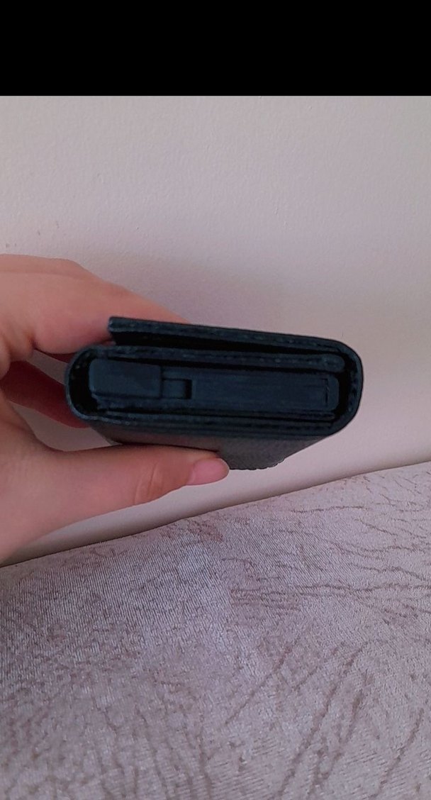 Siyah Minimalist Erkek Cüzdan - Görsel 2