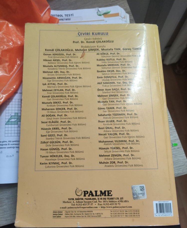 Serway fen ve Mühendislik İçin Fizik 1 Kitabı - Görsel 2