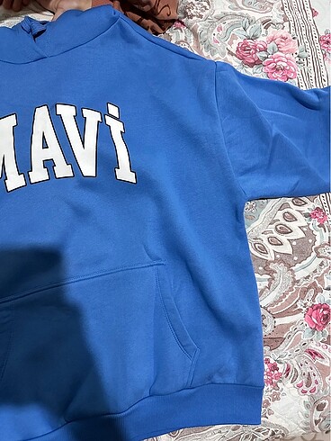 m Beden mavi Renk Mavi sweatshırt