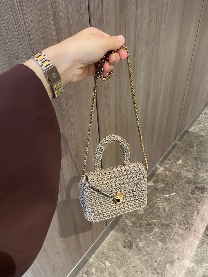 Örgü Kadın Çanta - Görsel 3