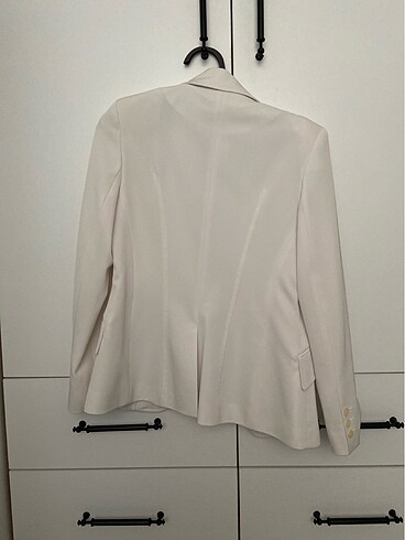 38 Beden beyaz Renk Blazer