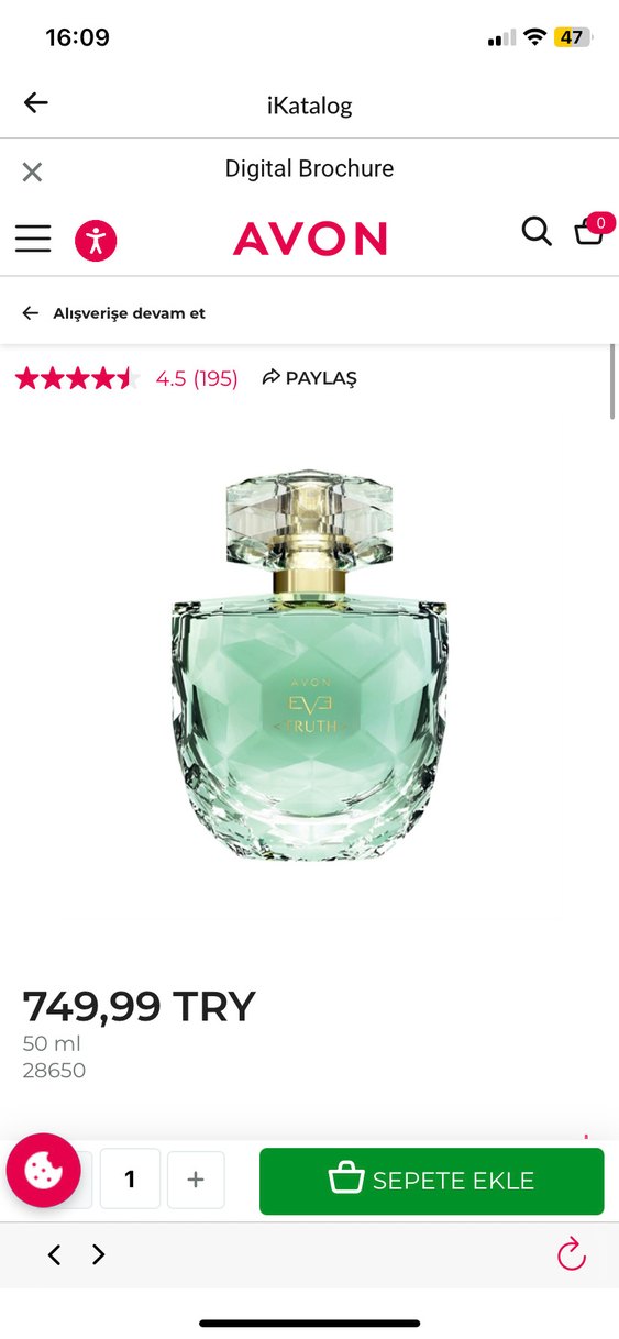 Avon Eva Truth Kadın Parfümü 50 ml - Görsel 2