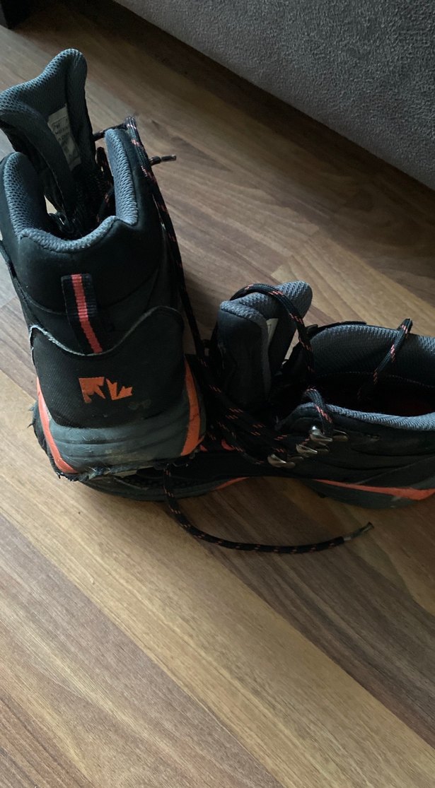 Siyah Erkek Spor Outdoor Botları Velcro - Görsel 3