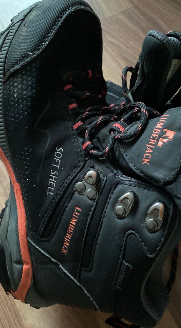 Siyah Erkek Spor Outdoor Botları Velcro - Görsel 4