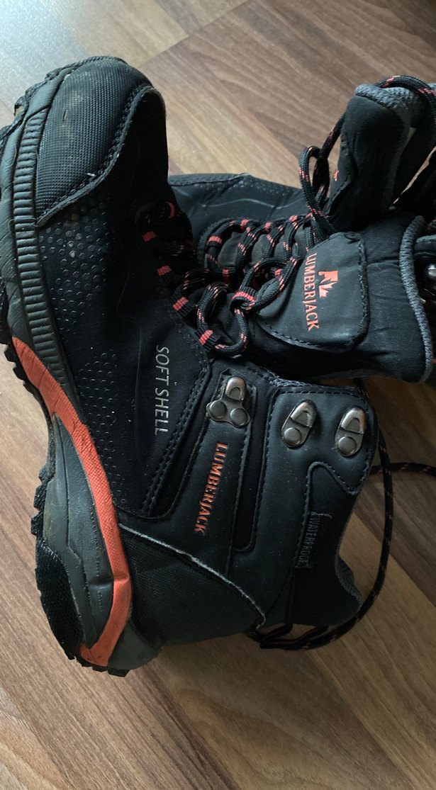 Siyah Erkek Spor Outdoor Botları Velcro - Görsel 2