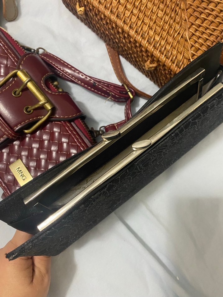 Kahverengi Deri Bohem Kadın Çapraz Çanta - Görsel 2