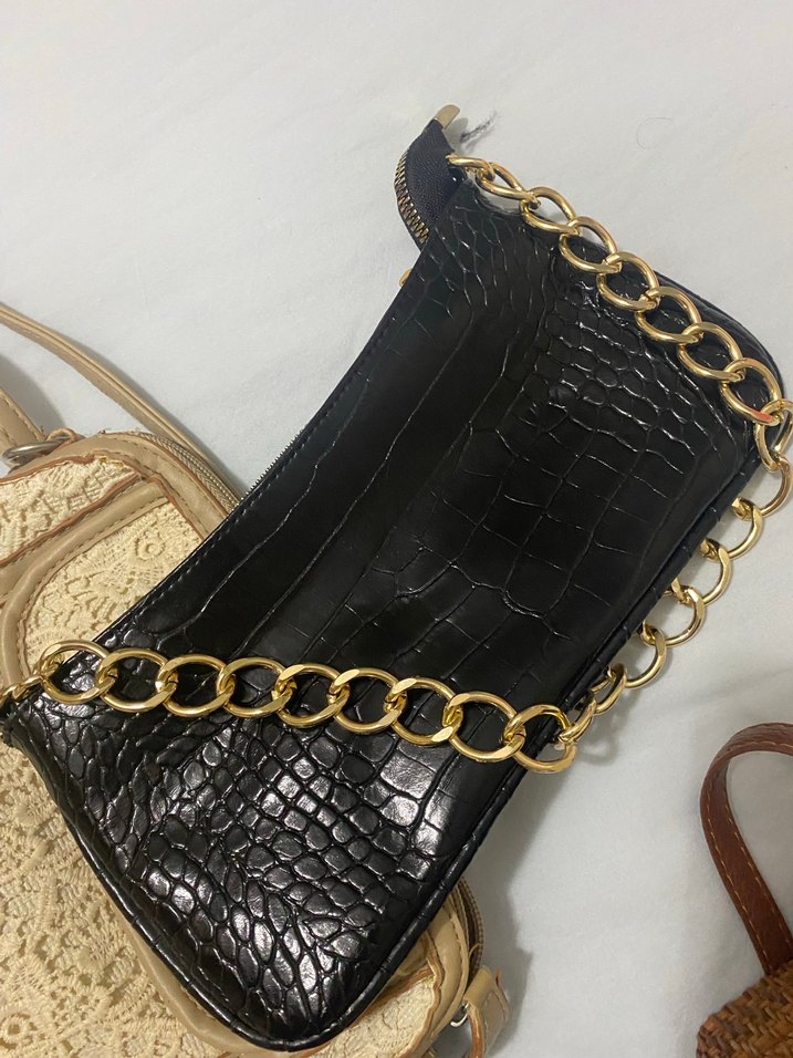 Kahverengi Deri Bohem Kadın Çapraz Çanta - Görsel 3