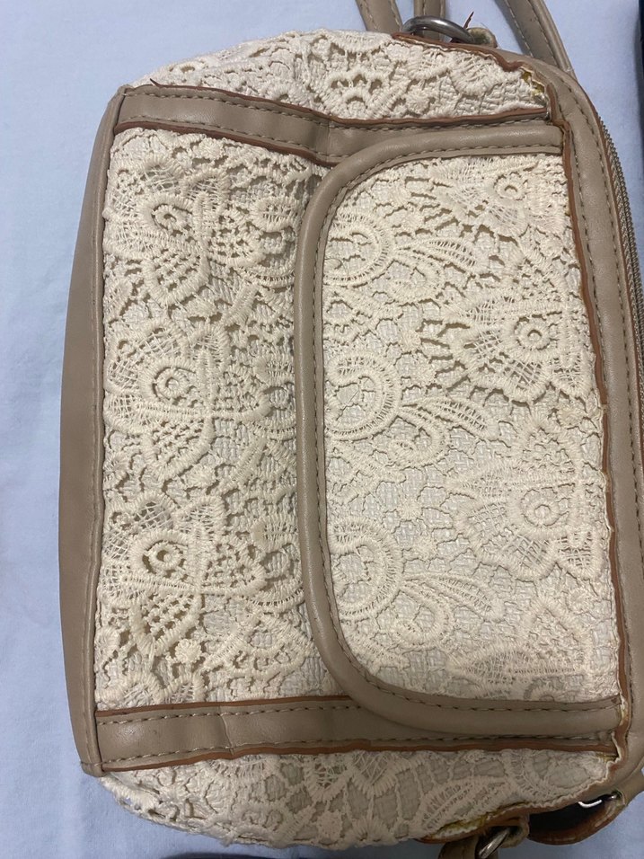 Kahverengi Deri Bohem Kadın Çapraz Çanta - Görsel 5