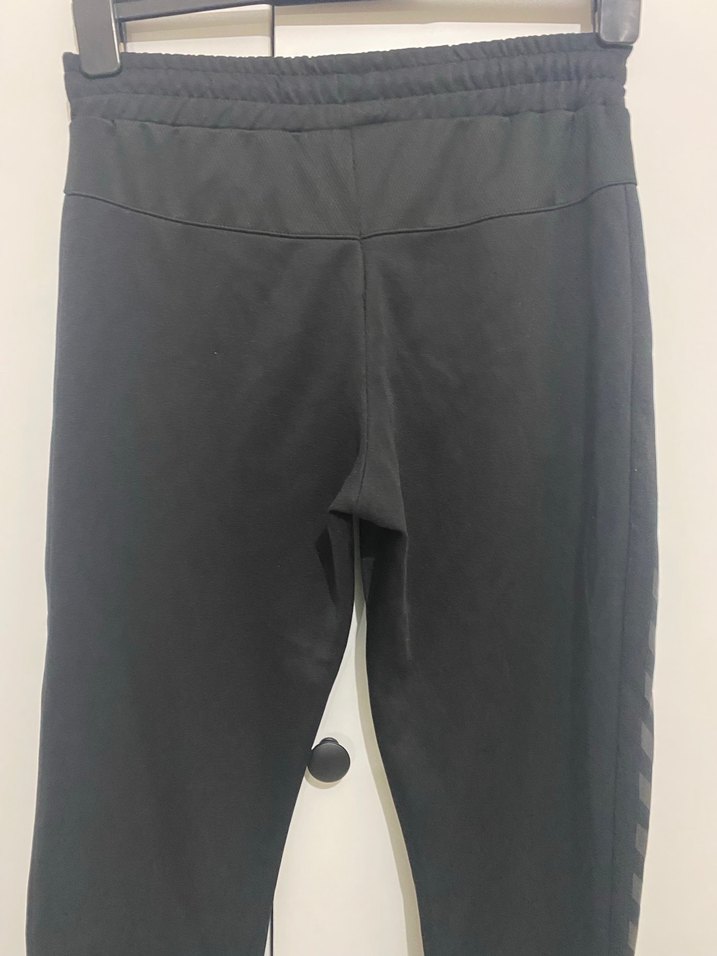 Siyah Hummel Fermuarlı Rahat Kesim Eşofman - Görsel 4