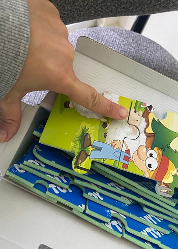 Süper Renkli Çiftlik Puzzle 4'lü Set - Görsel 3