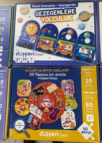 Çocuklar için Renkli Eğitim Yapboz Seti - Görsel 3