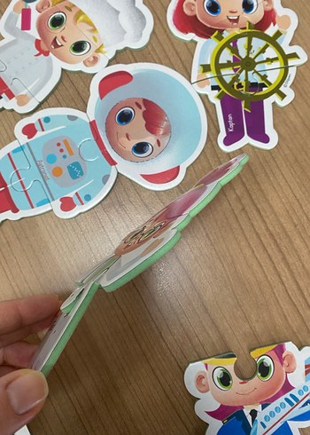 Çocuklar için Renkli Eğitim Yapboz Seti - Görsel 6