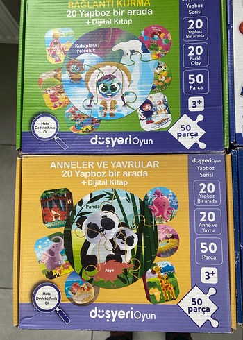 Çocuklar için Renkli Eğitim Yapboz Seti - Görsel 2