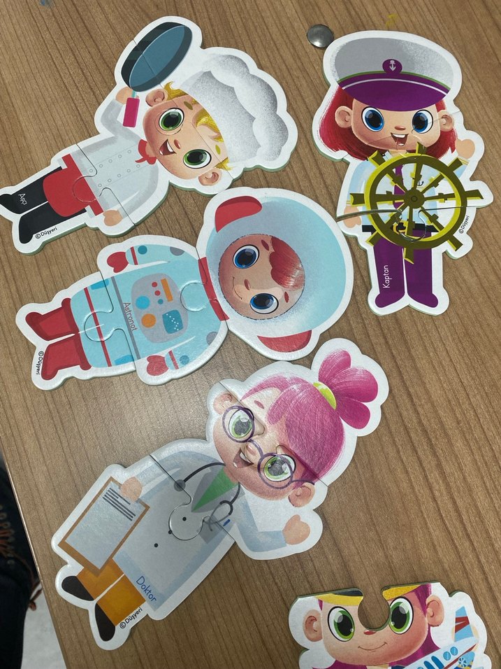 Çocuklar için Renkli Eğitim Yapboz Seti - Görsel 5