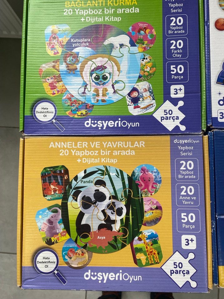 Çocuklar için Renkli Eğitim Yapboz Seti - Görsel 2