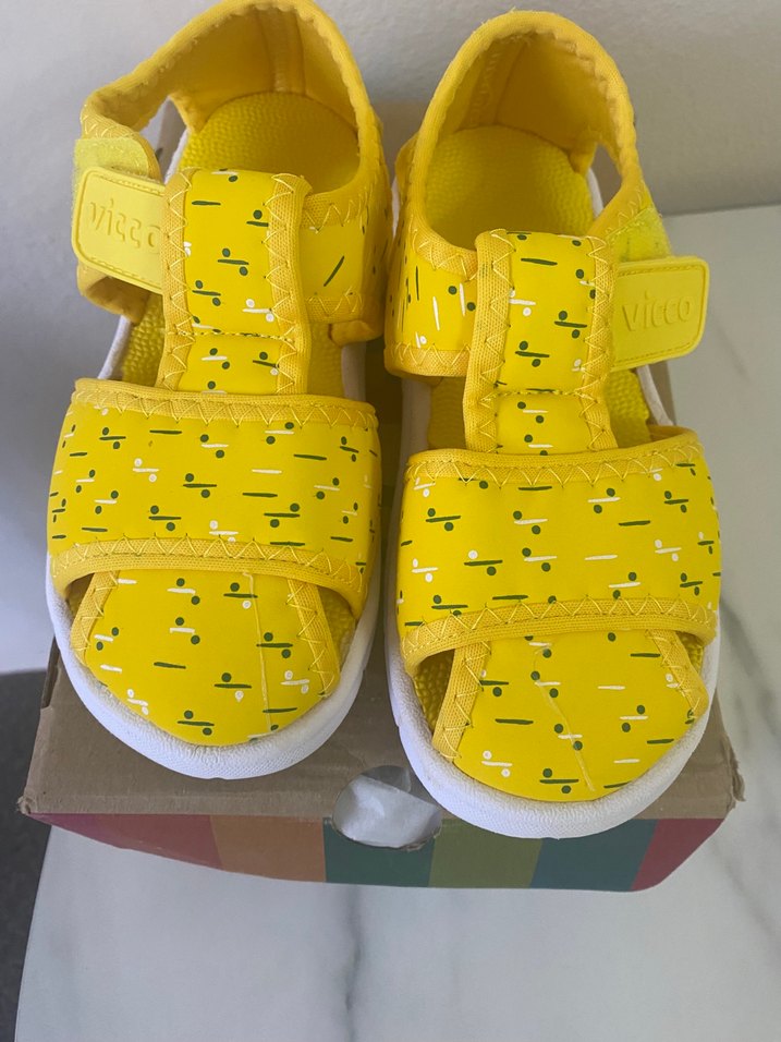 30 no Sarı vicco  Çocuk Günlük Sandalet - Görsel 4